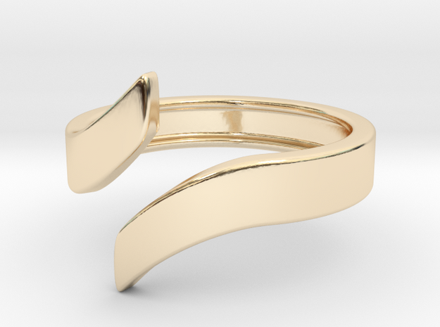 Open Design Ring (28mm / 1.10inch inner diameter) in 14K Yellow Gold