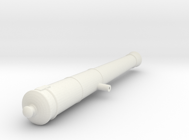 6lb Long Gun in White Natural Versatile Plastic