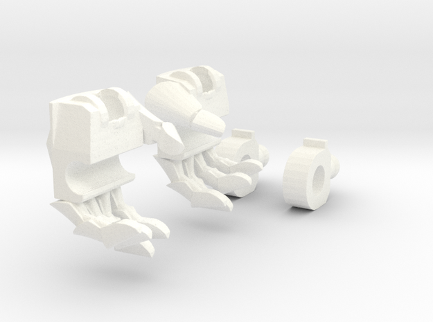 TF4: AOE Warrior of Liberty kit (hands v2) in White Processed Versatile Plastic