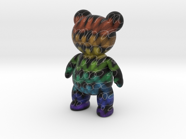 Teddy Bear - Crayon in Full Color Sandstone