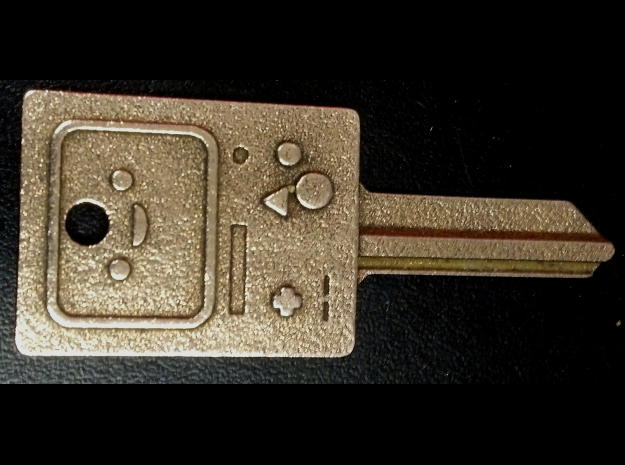 BMO House Key Blank - KW1/66 in Natural Bronze