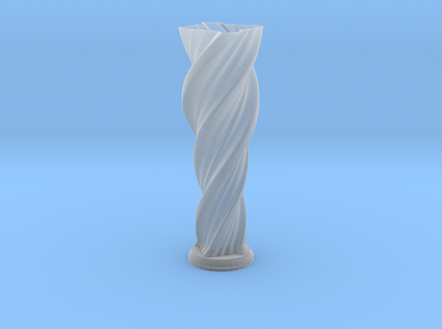 Vase 'Anuya' - 10cm / 4" in Tan Fine Detail Plastic