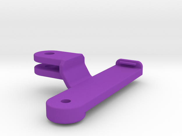 HDR-AZ1 Direct GoPro Side Mount in Purple Processed Versatile Plastic