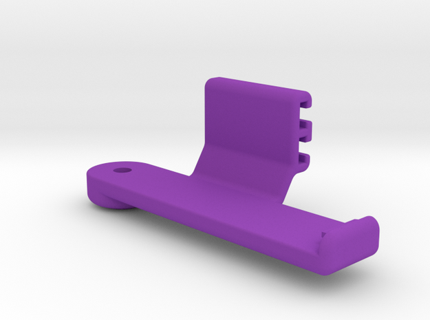 HDR-AZ1 Direct Contour T-Rail Side Mount in Purple Processed Versatile Plastic