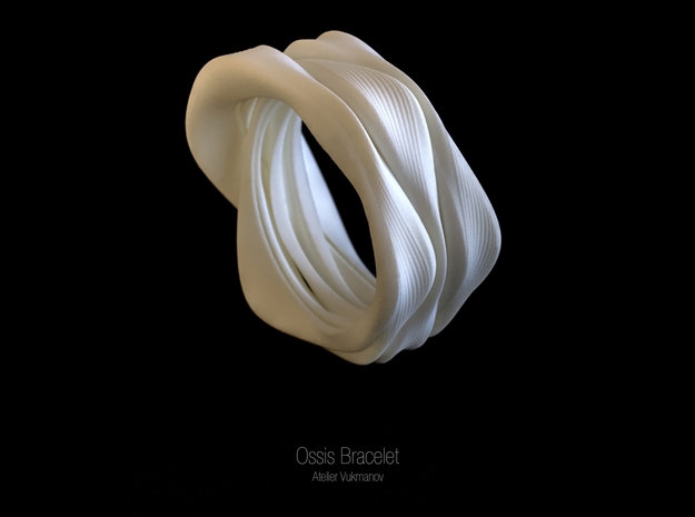 Ossis Bracelet  in White Natural Versatile Plastic
