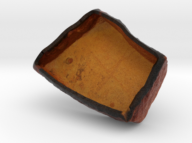 Tablet2, hollowed version in Full Color Sandstone