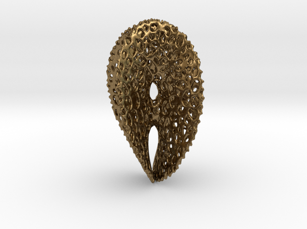 Chen-Gackstater Surface with Voronoi Texture in Natural Bronze