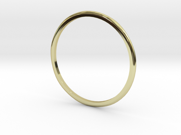 Ring 'Subtle' - 16.5cm / 0.65" - Size 6 in 18k Gold