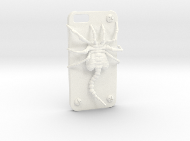 Iphone 6 Casehugger in White Processed Versatile Plastic