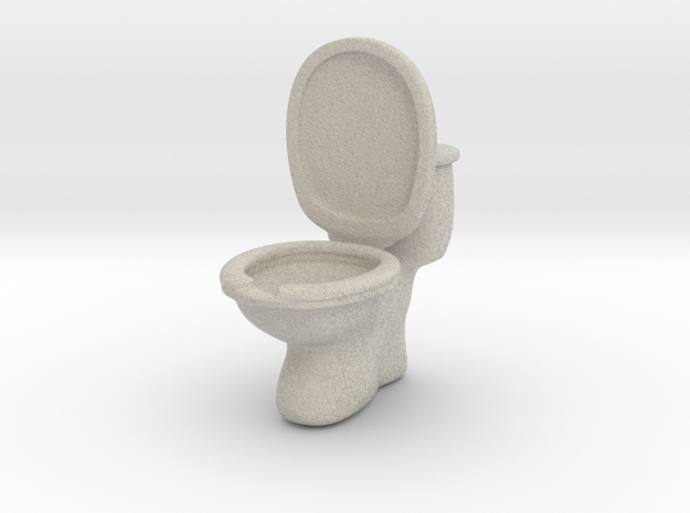 Toilet ashtray(removable tank cover) in Natural Sandstone