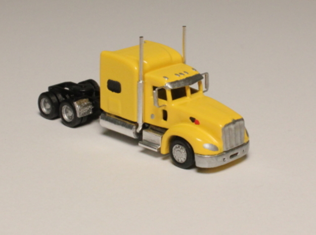 1:160 N Scale Peterbilt 386 Semi Tractor in Smooth Fine Detail Plastic