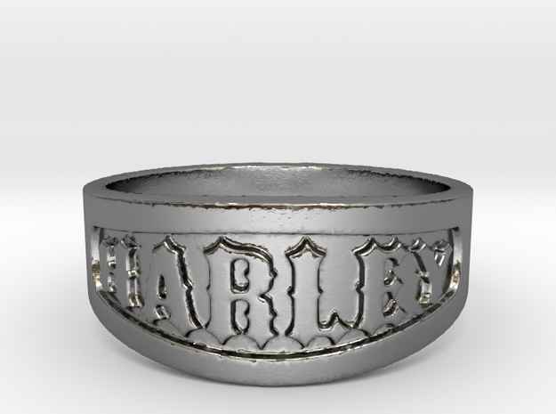 Harley Ring Size 14 in Polished Silver