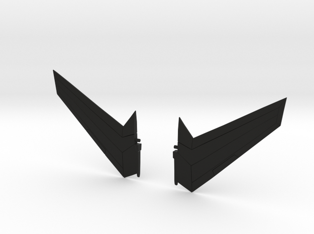 Transformers Seeker Dagger Wing Kit in Black Natural Versatile Plastic