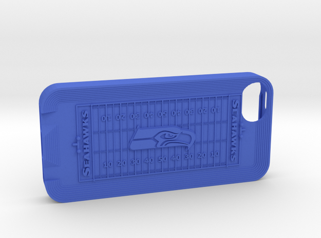 iPhone 5 Football SH in Blue Processed Versatile Plastic