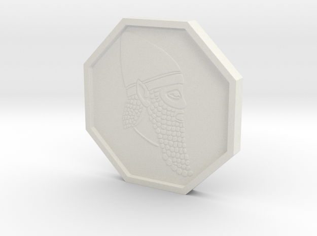 Elder Scrolls Dwemer Coin in White Natural Versatile Plastic
