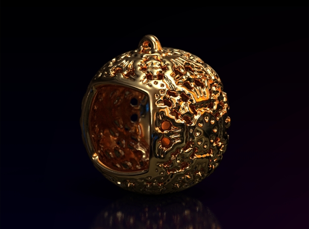 PA Ball V201 D14Se4939 in 14k Rose Gold Plated Brass