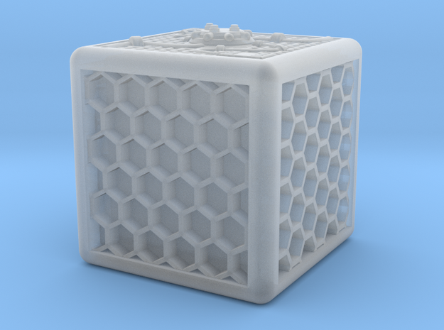 Energy Cube in Tan Fine Detail Plastic