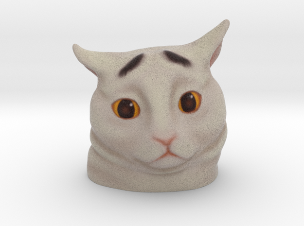 Eyebrow Cat in Full Color Sandstone