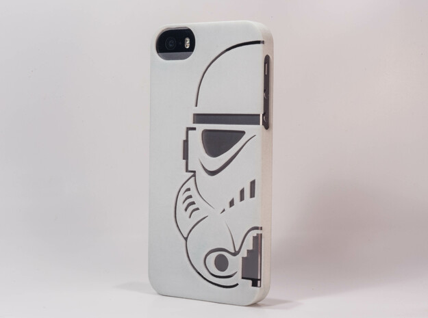 Stormtrooper Iphone 5 case in White Processed Versatile Plastic