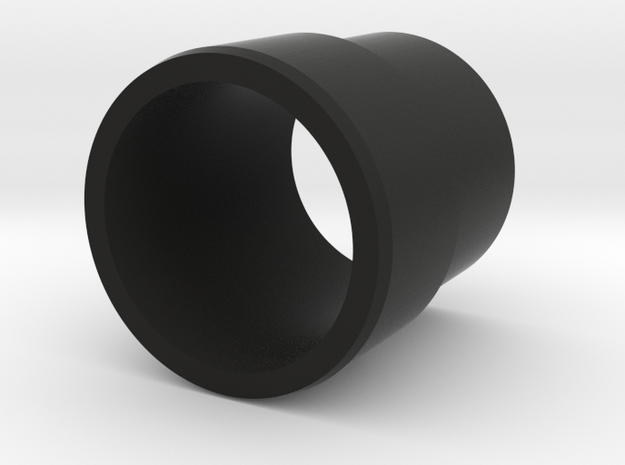 Nerf barrel to muzzle adapter in Black Natural Versatile Plastic