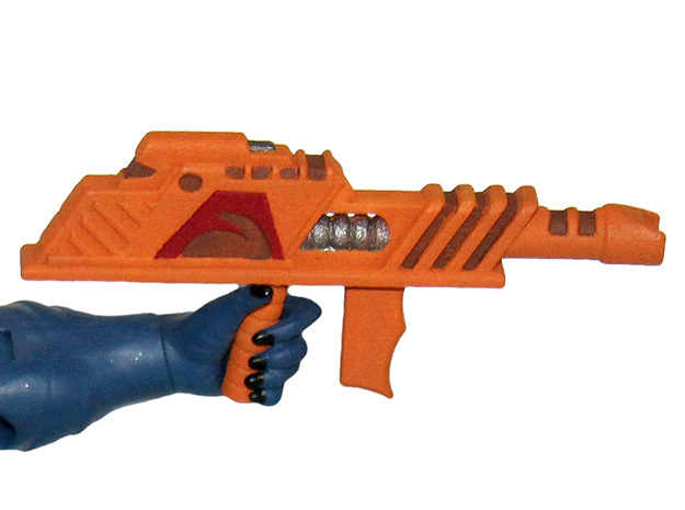 MOTUC 200x Arachna Blaster in Orange Processed Versatile Plastic