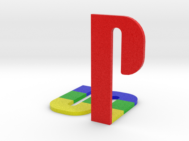 Playstation Logo in Full Color Sandstone