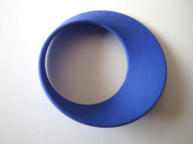 Moebius Band - Large in Blue Processed Versatile Plastic