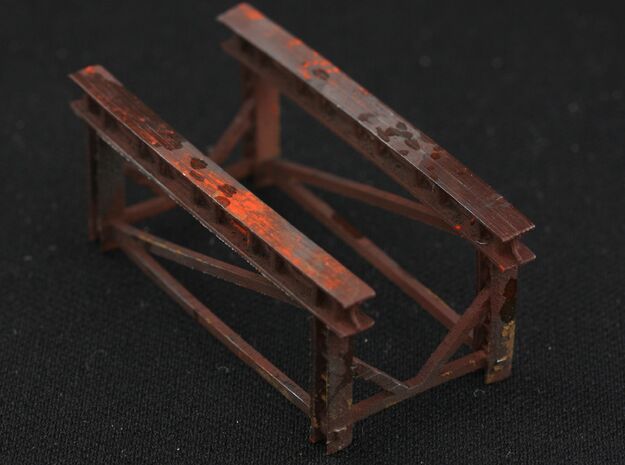 1/32 WWI Flugmotor Stand in Tan Fine Detail Plastic