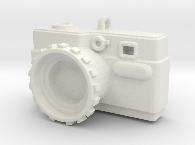 CameraPendant in White Natural Versatile Plastic