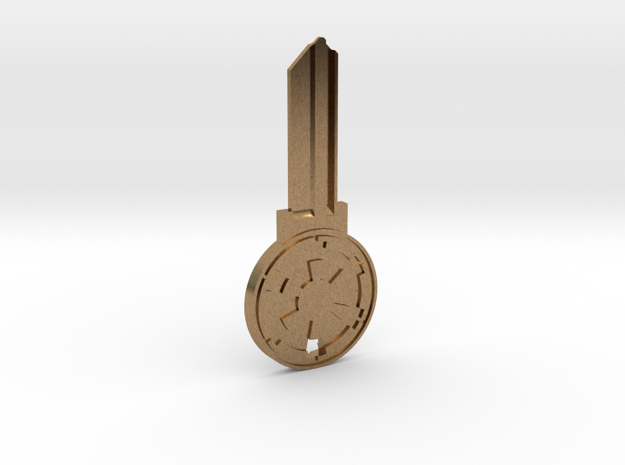 Empire House Key Blank - KW1/66 in Natural Brass