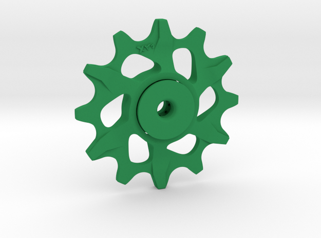 Lightweight Lower Pulley For SRAM XX1 12t in Green Processed Versatile Plastic