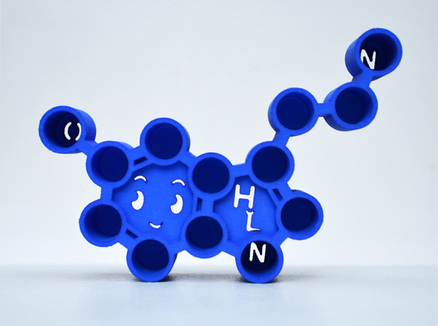 Serotonin Microcentrifuge Tube Rack in Blue Processed Versatile Plastic