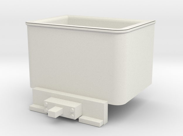 Godchaux 0-4-4T Coal Bunker for Minitrix 0-4-0 Tan in White Natural Versatile Plastic