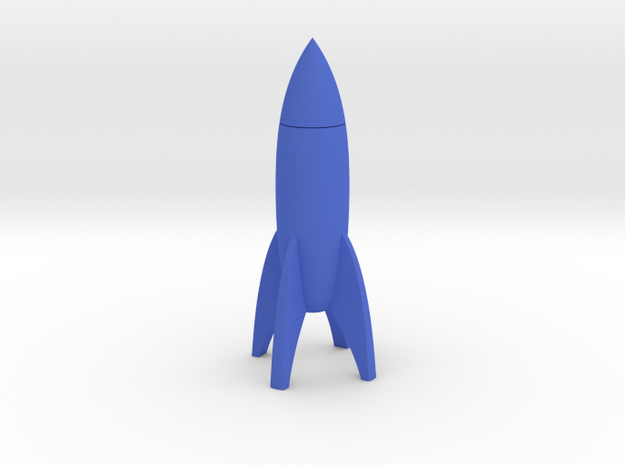 Rocket Storage in Blue Processed Versatile Plastic