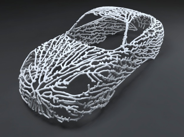 Porsche 911 in White Natural Versatile Plastic