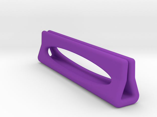 PLAYING CARD HOLDER in Purple Processed Versatile Plastic