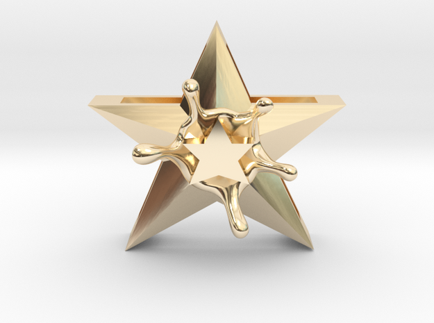 StarSplash in 14k Gold Plated Brass