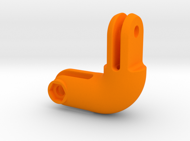 GoPro 90° Curved Offset Extension in Orange Processed Versatile Plastic