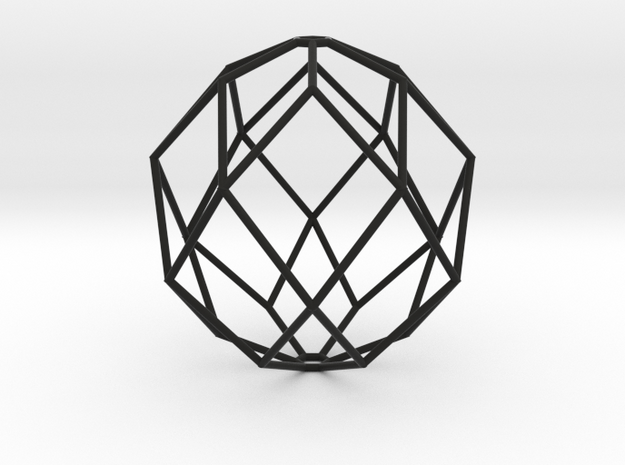 100x100 Hexajewel Pendant Light in Black Natural Versatile Plastic