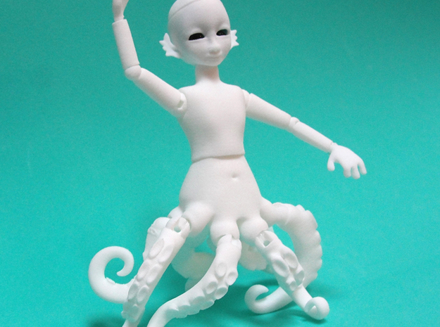 Octoling BJD: Octopus merboy doll 