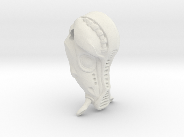 Fifth Element Mondoshawan Head Charm in White Natural Versatile Plastic