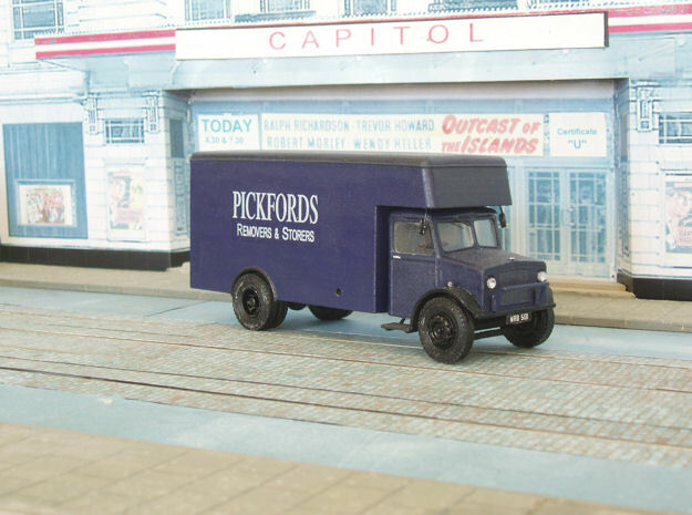1:43 Bedford OY Cab & Chassis (single fuel tank) in White Processed Versatile Plastic