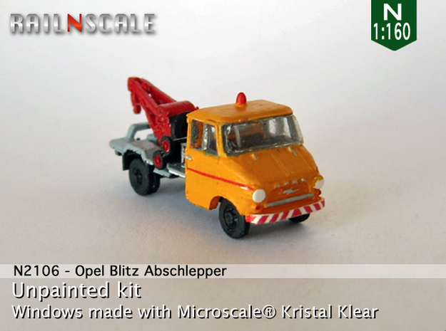 Opel Blitz A Abschlepper (N 1:160) in Smooth Fine Detail Plastic