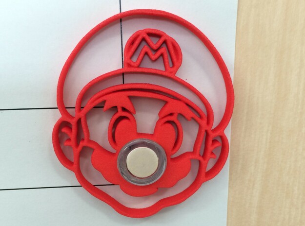Mario in Red Processed Versatile Plastic
