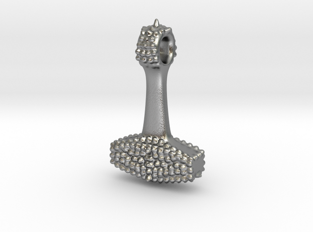 Thors Hammer #22 in Natural Silver