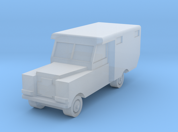 1:450 Land Rover Series 2a Ambulance, for T gauge in Tan Fine Detail Plastic