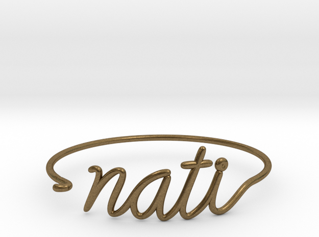 NATI Wire Bracelet (Cincinnati) in Natural Bronze
