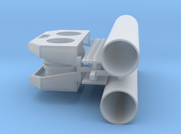 PEIR O Scale Concrete Double Culverts in Smooth Fine Detail Plastic