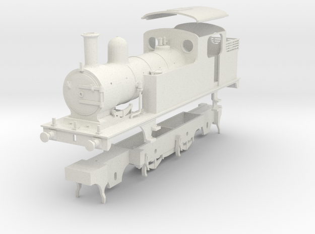 LNER class F4 2.4.2 tank locomotive kit in White Natural Versatile Plastic