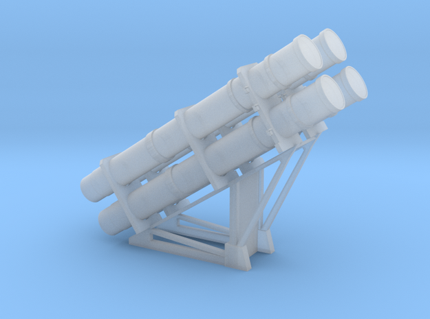 1:96 scale Harpoon Launcher - loaded in Tan Fine Detail Plastic